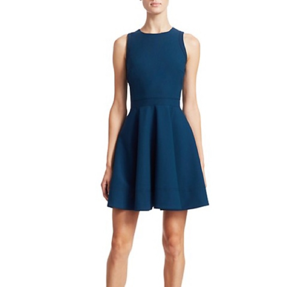 Cinq a Sept Araceli Sleeveless Stitch Dress blue - Picture 3 of 14